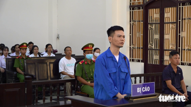 Nguyễn Trường Thọ tại phiên tòa xét xử - Ảnh: PHẠM HƠN