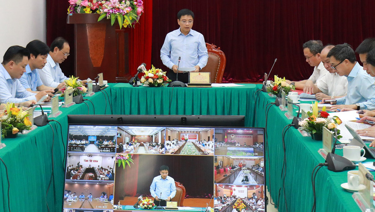 Bộ trưởng Nguyễn Văn Thắng chủ trì hội nghị - Ảnh: TẠ HẢI
