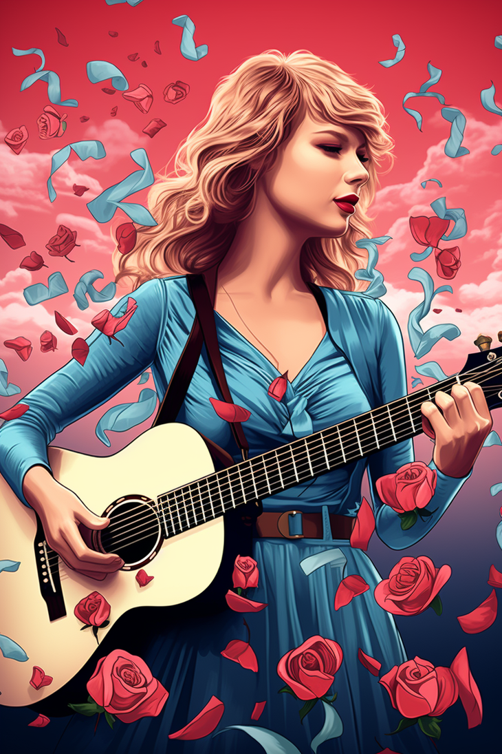 Taylor Swift trong mắt Midjourney