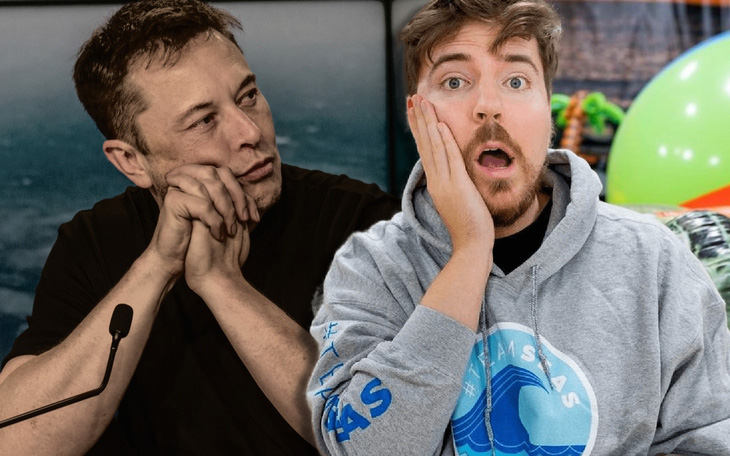 The richest YouTuber makes fun of the richest person Elon Musk