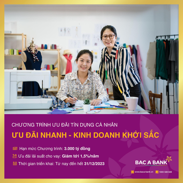 Giảm lãi suất vay, Bac A Bank ‘tiếp sức’ khách hàng cá nhân phát triển kinh doanh - Ảnh 1.