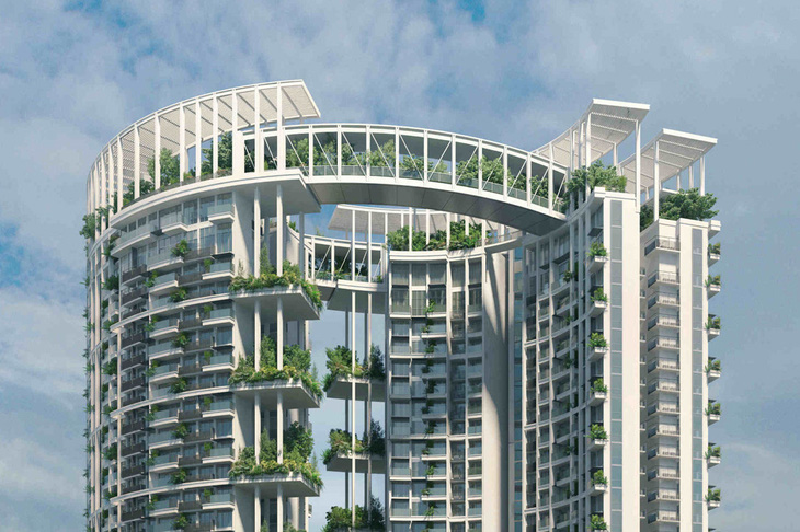 Xây dựng công trình xanh từ hình mẫu của Singapore - Ảnh 2.