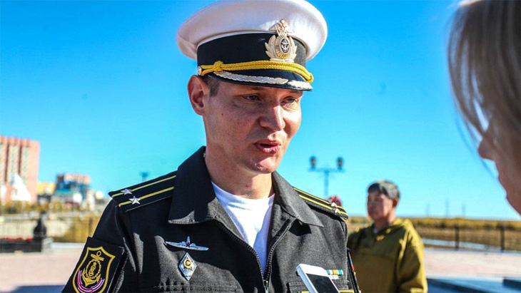 Cựu chỉ huy tàu ngầm Nga Stanislav Rzhitsky - Ảnh: MOSCOW TIMES