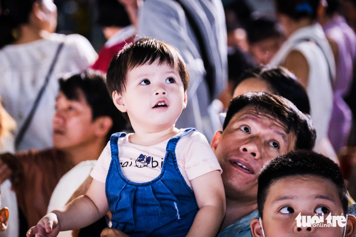 Người dân TP Đà Nẵng tham gia Lễ hội văn hóa Việt Nam - Nhật Bản tại công viên Biển Đông, TP Đà Nẵng, đêm 13-7 - Ảnh: TẤN LỰC