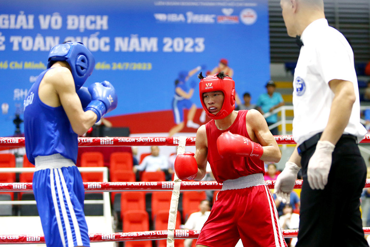 Giải vô địch boxing trẻ toàn quốc năm 2023 có 83 nội dung thi đấu dành cho lứa tuổi 13-14, 15-16 và 17-18  - Ảnh: HOÀNG TÙNG