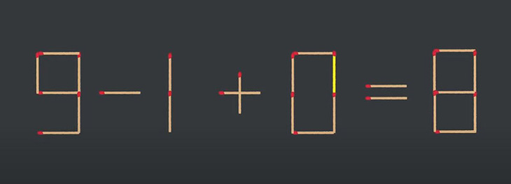 Thử tài IQ: Di chuyển một que diêm để 3+1+6=3 thành phép tính đúng - Ảnh 1.