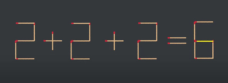 Thử tài IQ: Di chuyển một que diêm để 3+1+6=3 thành phép tính đúng - Ảnh 1.