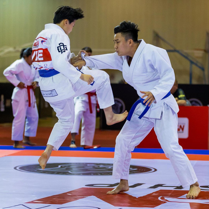 Tuyển jujitsu Việt Nam dư giải thế giới để tích lũy kinh nghiệm, tập dượt chuẩn bị cho Asiad 19 - Ảnh: JJAU