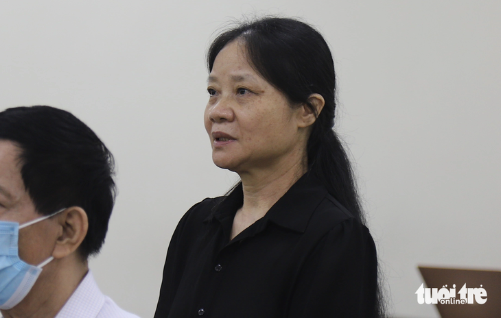 Bà Phạm Thị My tại tòa - Ảnh: DANH TRỌNG
