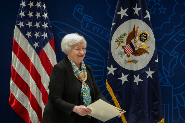 Bộ trưởng Tài chính Mỹ Janet Yellen - Ảnh: REUTERS