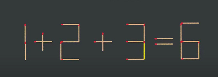 Thử tài IQ: Di chuyển một que diêm để 3+7+5=8 thành phép tính đúng - Ảnh 1.