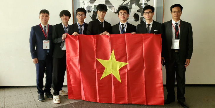 Đội tuyển Việt Nam dự Olympic vật lý quốc tế năm 2023 - Ảnh: BỘ GD-ĐT