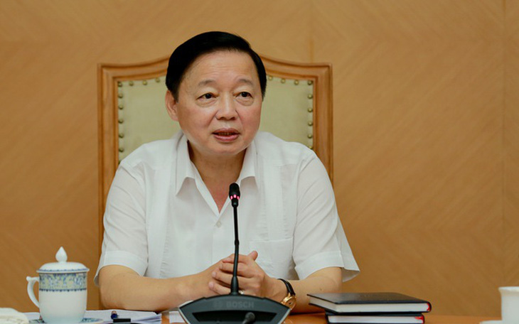 Phó thủ tướng Trần Hồng Hà chủ trì cuộc họp với các bộ ngành về chính sách học phí - Ảnh: VGP