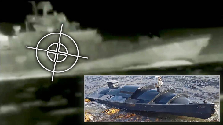 Nga cáo buộc Ukraine sử dụng xuồng không người lái để tấn công cầu Crimea. Loại thiết bị này vốn không xa lạ, thường được sử dụng nhắm vào tàu chiến Nga trước đây - Ảnh: The Drive