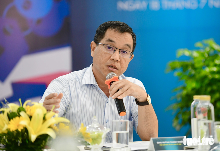 Ông Huỳnh Thanh Khiết - phó giám đốc Sở Xây dựng TP.HCM - cho biết các căn hộ dưới 25 triệu đồng/m² đã không còn trên thị trường - Ảnh: QUANG ĐỊNH