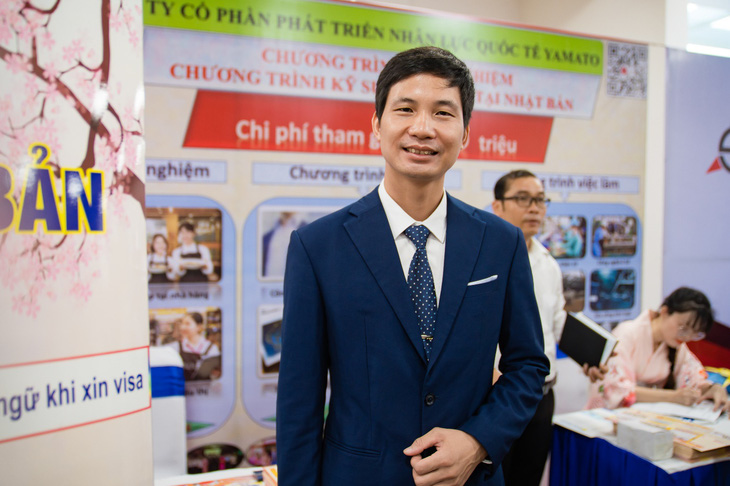 Ông Nguyễn Tiến Luân - Giám đốc khu vực Công ty CP Phát triển Nhân lực Quốc tế Yamato đánh giá cao sinh viên HUTECH
