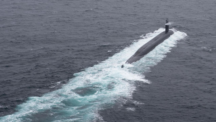 Tàu ngầm hạt nhân USS Kentucky của Mỹ - Ảnh: US Navy
