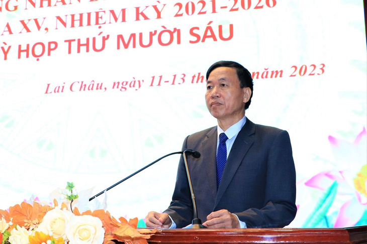 Ông Lê Văn Lương được bầu làm chủ tịch UBND tỉnh Lai Châu - Ảnh: Cổng TTĐT tỉnh Lai Châu 