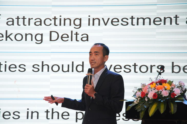 Ông Nguyễn Phương Lam - giám đốc VCCI Cần Thơ - cho rằng việc thiếu hụt lao động tại chỗ gây khó khăn cho doanh nghiệp FDI - Ảnh: C.K.