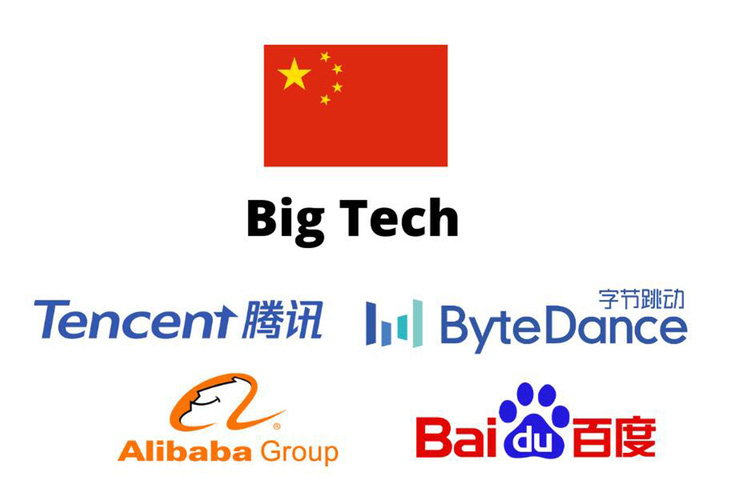 Tencent, ByteDance, Alibaba và Baidu là những gã khổng lồ công nghệ tại Trung Quốc - Ảnh: Exactimo