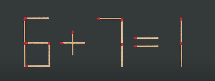 Thử tài IQ: Di chuyển một que diêm để -2+0=4 thành phép tính đúng - Ảnh 7.