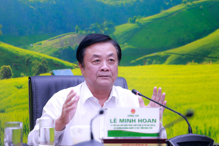 Bộ trưởng Bộ NN&PTNT Lê Minh Hoan - Ảnh: CHÍ TUỆ