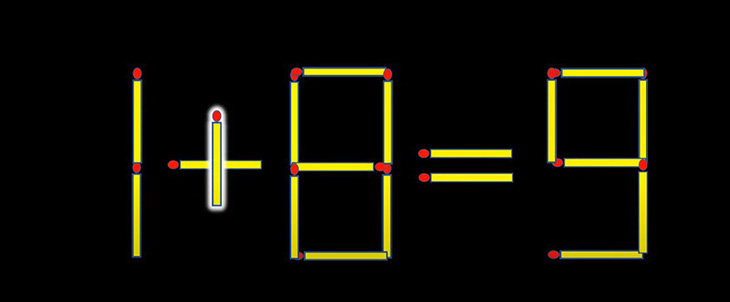 Thử tài IQ: Di chuyển một que diêm để 3+8=9 thành phép tính đúng - Ảnh 1.