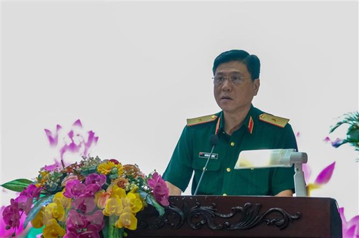 Thiếu tướng Huỳnh Văn Ngon, chủ nhiệm chính trị Quân khu 9 - Ảnh: TTXVN
