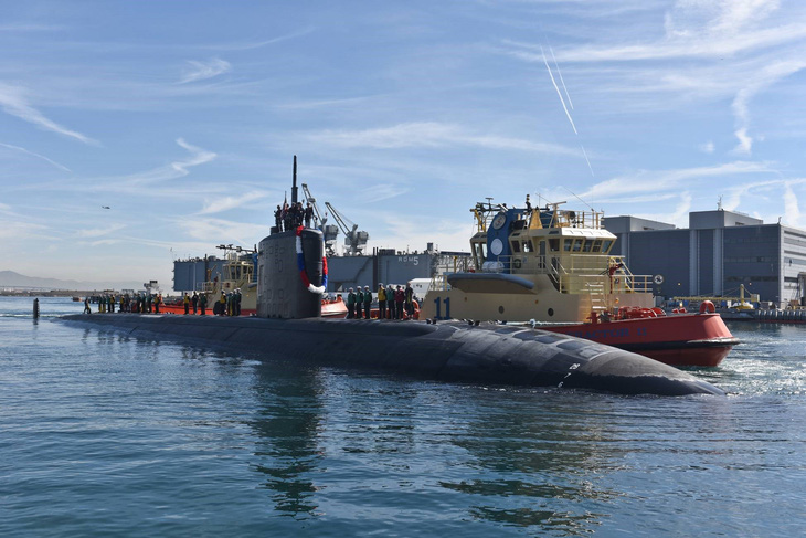 Tàu ngầm USS Annapolis của Mỹ - Ảnh: Lực lượng tàu ngầm Thái Bình Dương