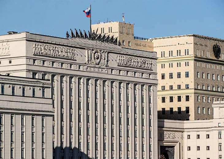 Tòa nhà Bộ Quốc phòng Nga ở Matxcơva - Ảnh: Bộ Quốc phòng Nga