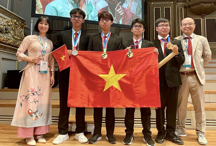Đội tuyển Việt Nam dự Olympic hóa học quốc tế năm 2023 - Nguồn: Bộ GD-ĐT