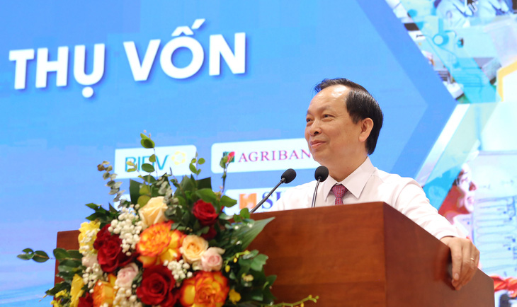 Ông Đào Minh Tú, phó thống đốc Ngân hàng Nhà nước, cho biết có thể sẽ tiếp tục giảm lãi suất nếu có điều kiện - Ảnh: CTV