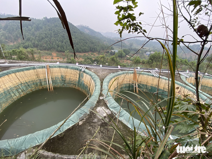 Một mỏ đất hiếm tại huyện Bảo Thắng (Lào Cai) sau khi kết thúc quá trình thăm dò trong tình trạng hoang vắng (thời điểm tháng 4-2023) - Ảnh: Q.THẾ
