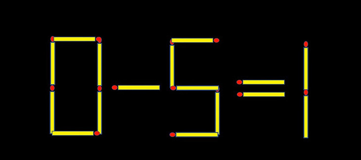 Thử tài IQ: Di chuyển một que diêm để 5-5=1 thành phép tính đúng - Ảnh 10.