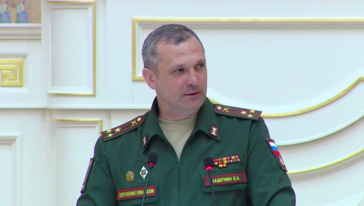 Đại tá Yevgeny Vashunin - Ảnh chụp màn hình Twitter
