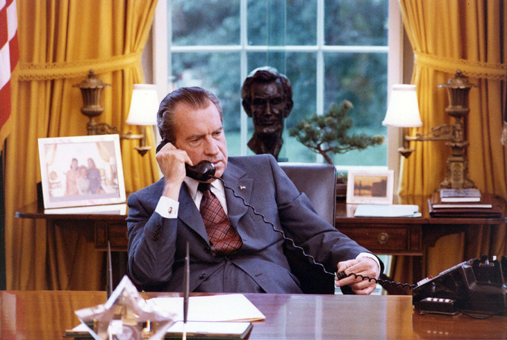 Cố tổng thống Mỹ Richard Nixon - Ảnh: NIXON FOUNDATION