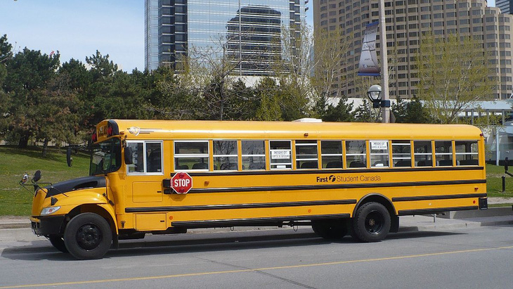 Xe buýt trường học tại Ontario, Canada - Ảnh: SCHOOL BUS ONTARIO