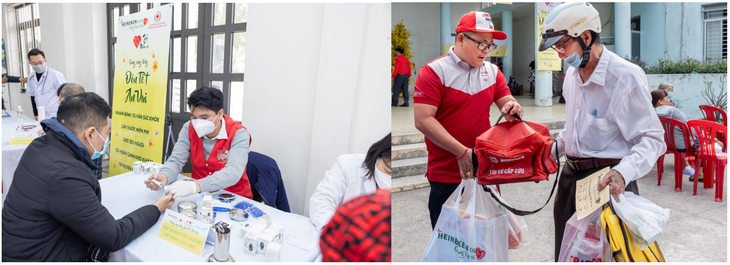 Heineken Việt Nam còn tổ chức Chương trình “Heineken Cares - Chung tay sẻ chia cùng cộng đồng đón Tết an vui” phối hợp cùng Hội Chữ thập đỏ Việt Nam.