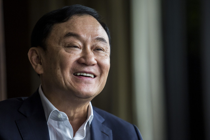 Cựu thủ tướng Thái Lan Thaksin Shinawatra tuyên bố sắp về nước sau 15 năm tự lưu đày - Ảnh: AFP