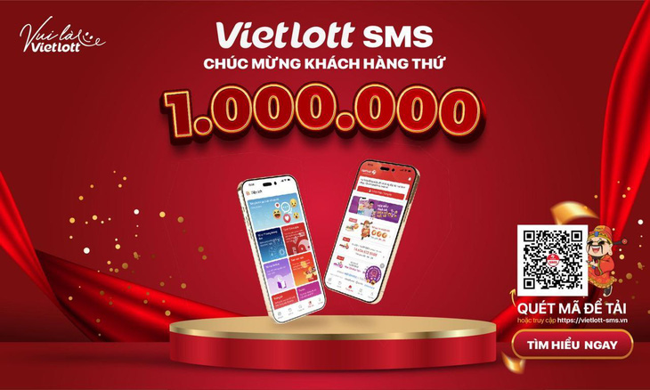 Vietlott SMS chào đón khách hàng thứ 1.000.000 - Ảnh 1.