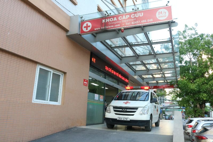 Khoa cấp cứu Bệnh viện E tiếp nhận các bệnh nhân tai nạn - Ảnh: Bệnh viện cung cấp