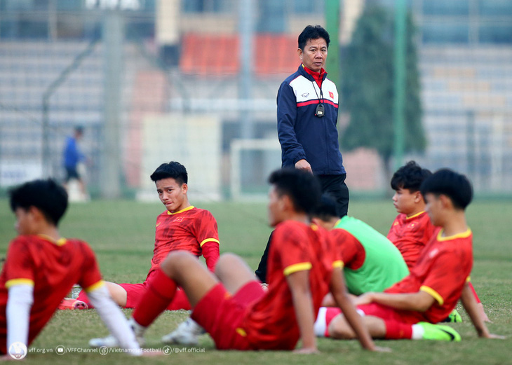 HLV Hoàng Anh Tuấn và U23 Việt Nam đang tích cực chuẩn bị cho Giải U23 Đông Nam Á 2023 và Asiad 19 - Ảnh: HOÀNG TÙNG