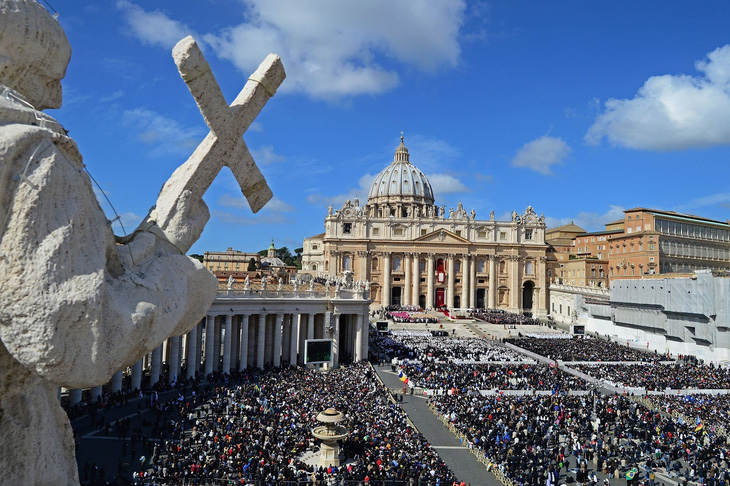 Một buổi lễ tại thành phố Vatican năm 2013 - Ảnh: Getty