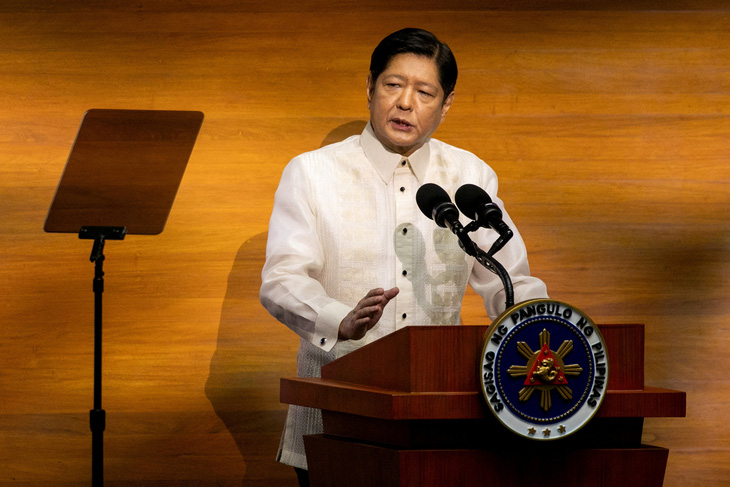 Tổng thống Philippines Ferdinand Marcos Jr. - Ảnh: REUTERS