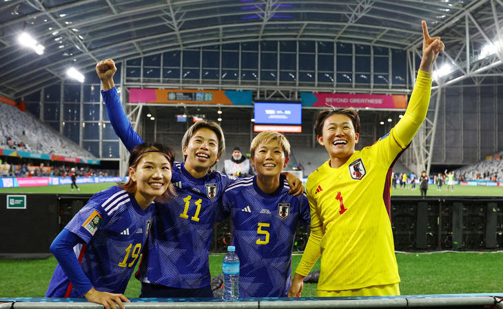 Tuyển nữ Nhật là đội bóng đầu tiên vượt qua vòng bảng World Cup 2023 - Ảnh: REUTERS