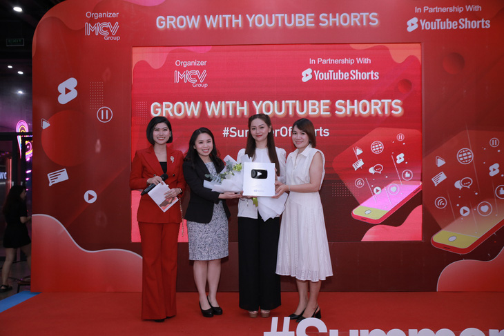 Thiên An hội ngộ loạt YouTuber tại sự kiện Grow with YouTube Shorts - Ảnh 3.