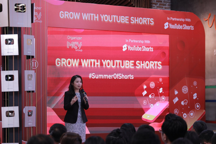 Thiên An hội ngộ loạt YouTuber tại sự kiện Grow with YouTube Shorts - Ảnh 2.