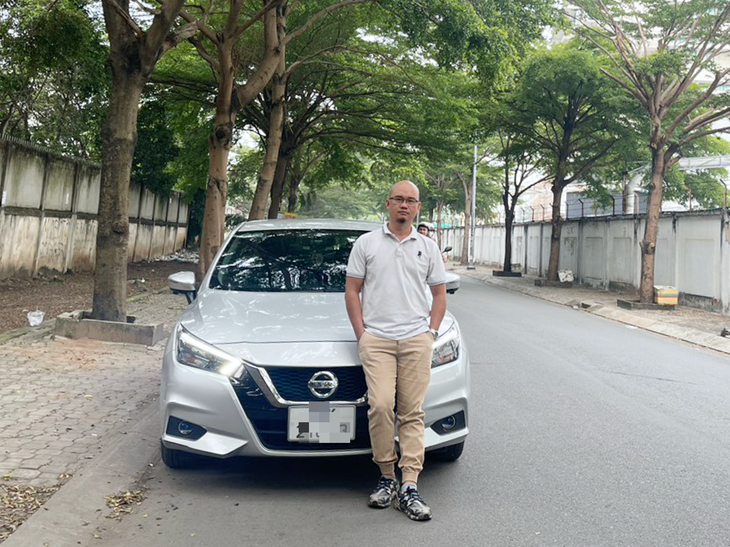 Anh Trần Vũ Hoàng Nam, sống tại TP.HCM, cho biết sedan cỡ B - xe đô thị cỡ nhỏ - vẫn luôn là ưu tiên chọn lựa của anh - Ảnh: NVCC