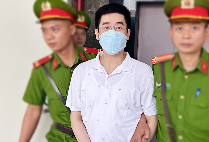 Bị cáo Hoàng Văn Hưng tại phiên tòa - Ảnh: DANH TRỌNG