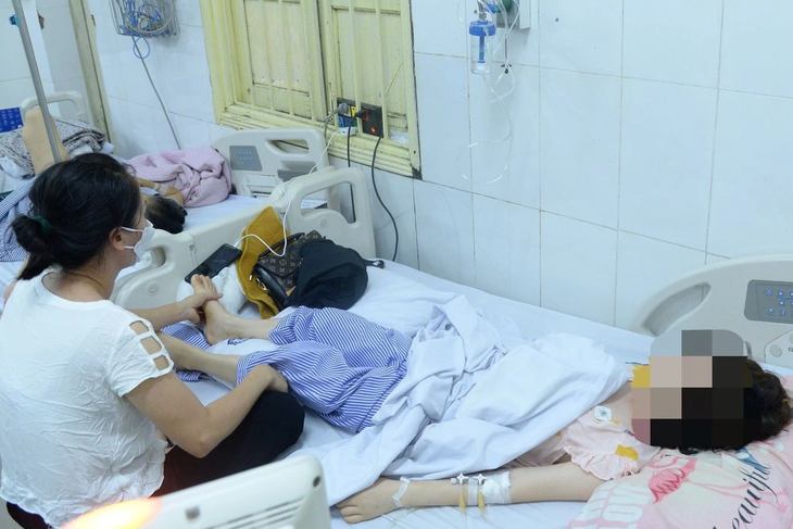 Bệnh nhân nhiễm toan ceton đang được điều trị tại Bệnh viện Nội tiết trung ương - Ảnh BVCC